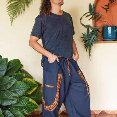 Curve Pants FOL Print