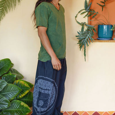Aladin Pants Tri-Geo Print