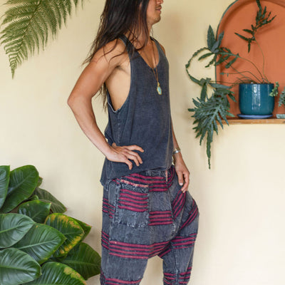 Harem pants With Shreddings