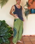 Aladin Pants Tri-Geo Print
