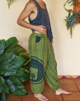 Aladin Pants Tri-Geo Print
