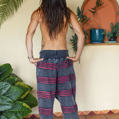 Harem pants With Shreddings
