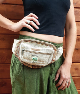 Hemp money/travel bag