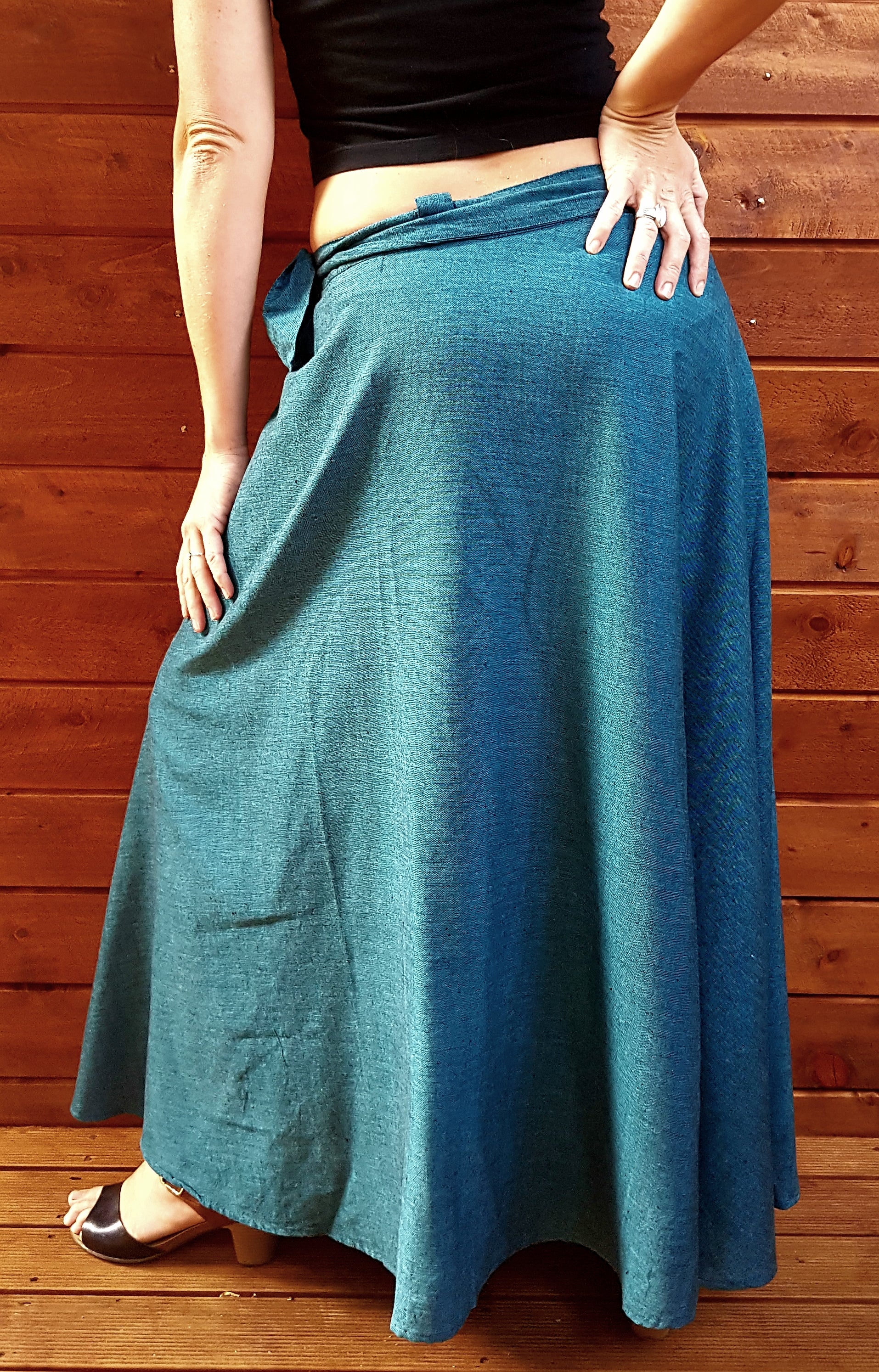 Wrap around skirt (Dark turquoise)