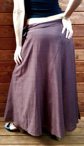 Wrap around skirt (Brown)