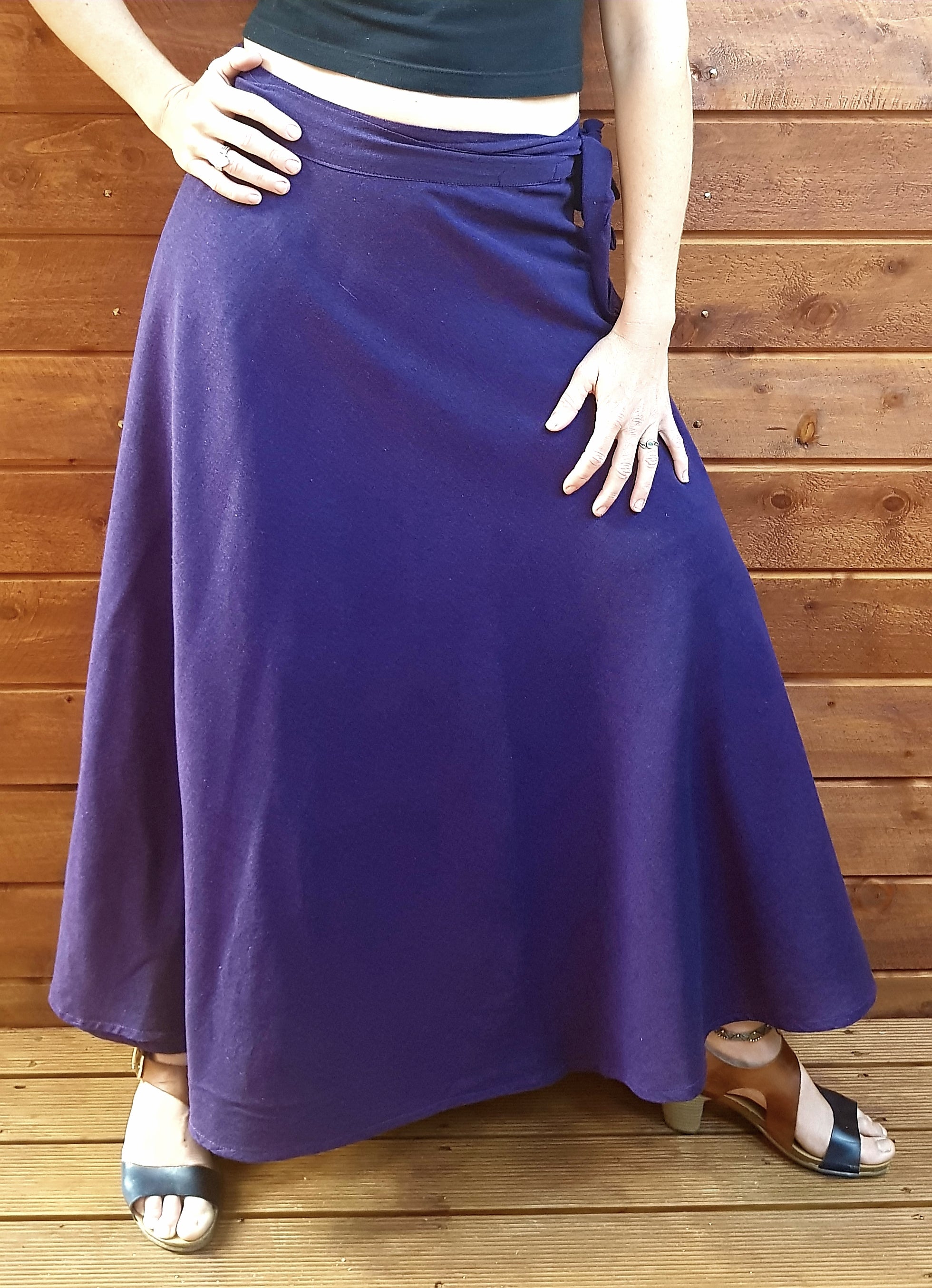 Wrap around skirt (purple)